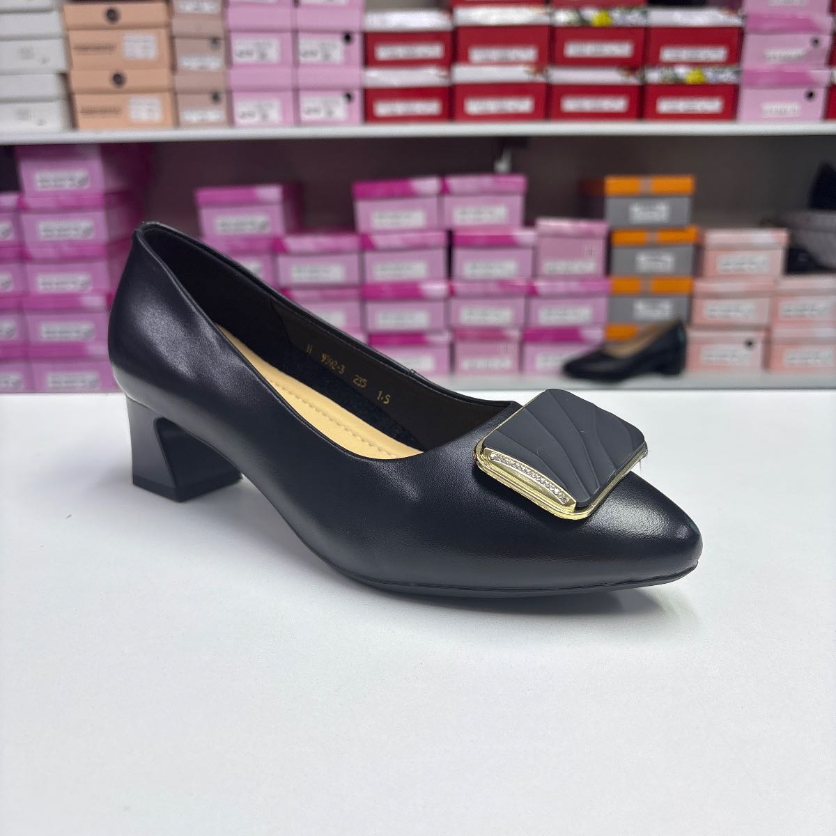 Pantofi Dama 220 9392 comozi, toc scund
