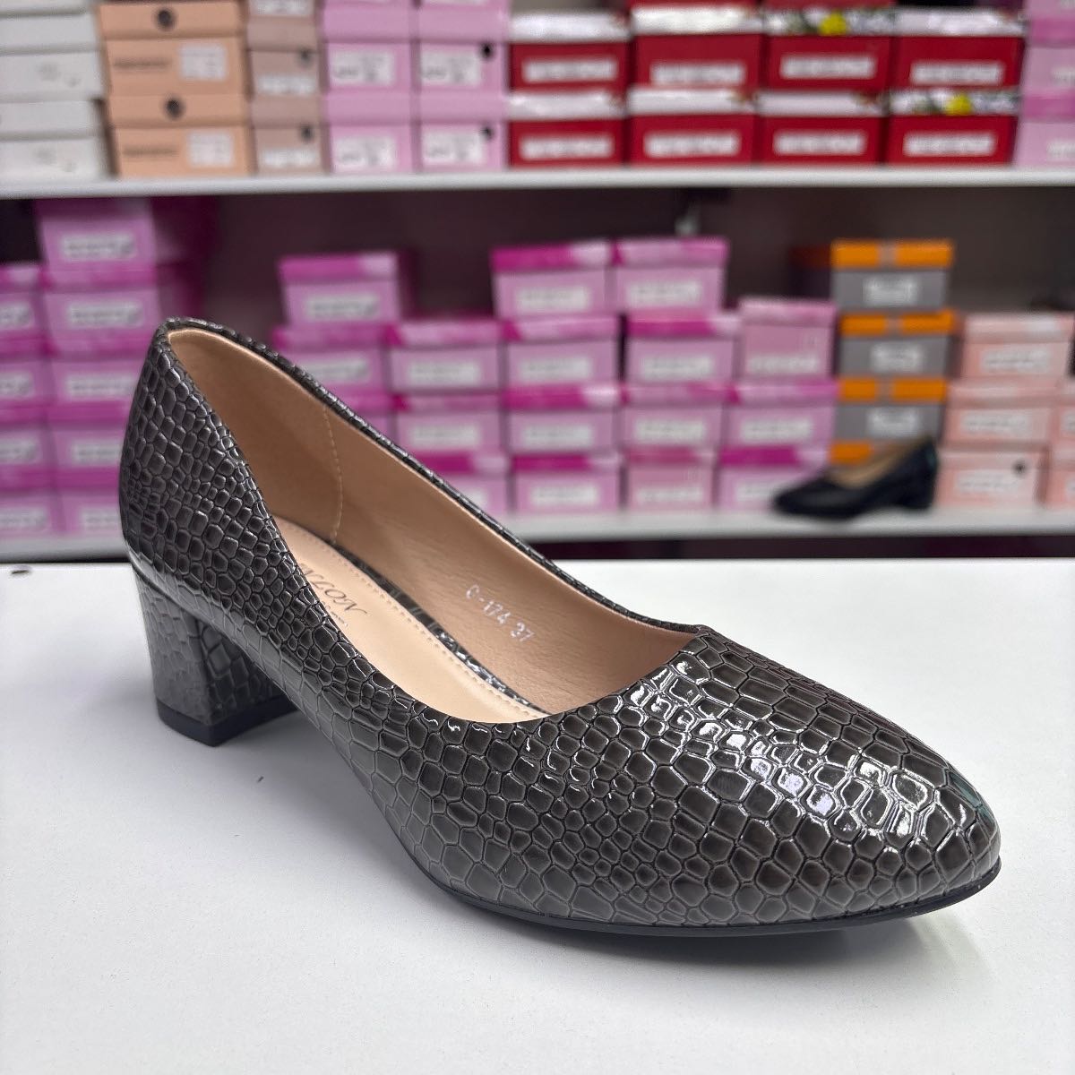 Pantofi Dama 150 174-1 cu Toc Groasă, Confortabili